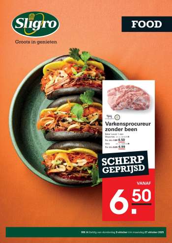 Sligro-aanbieding - 9-10-2025 - 27-10-2025.