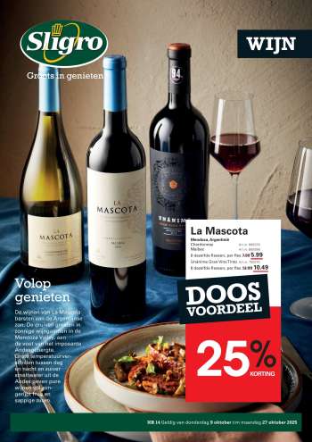 Sligro-aanbieding - 9-10-2025 - 27-10-2025.