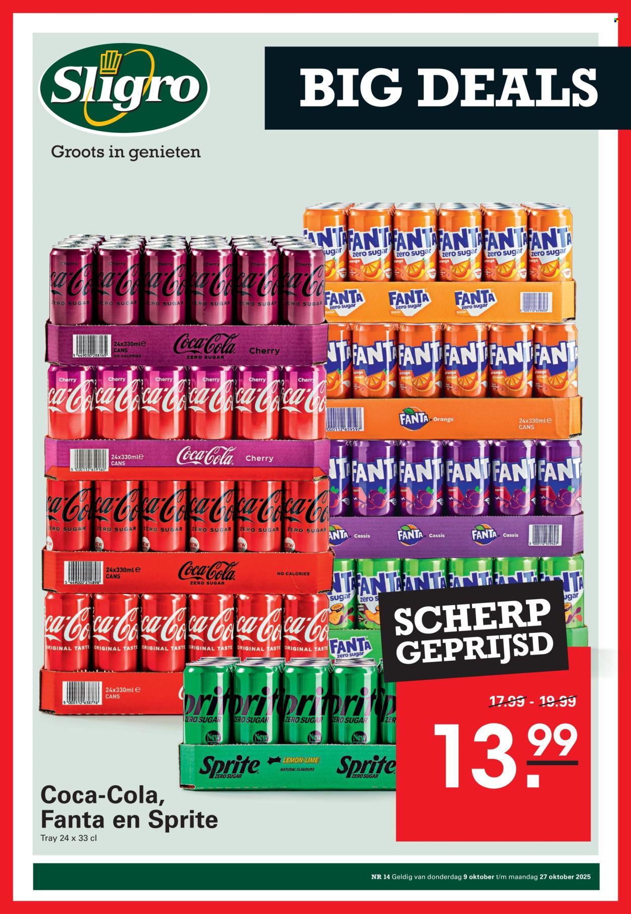 Sligro-aanbieding - 9-10-2025 - 27-10-2025. Pagina 1