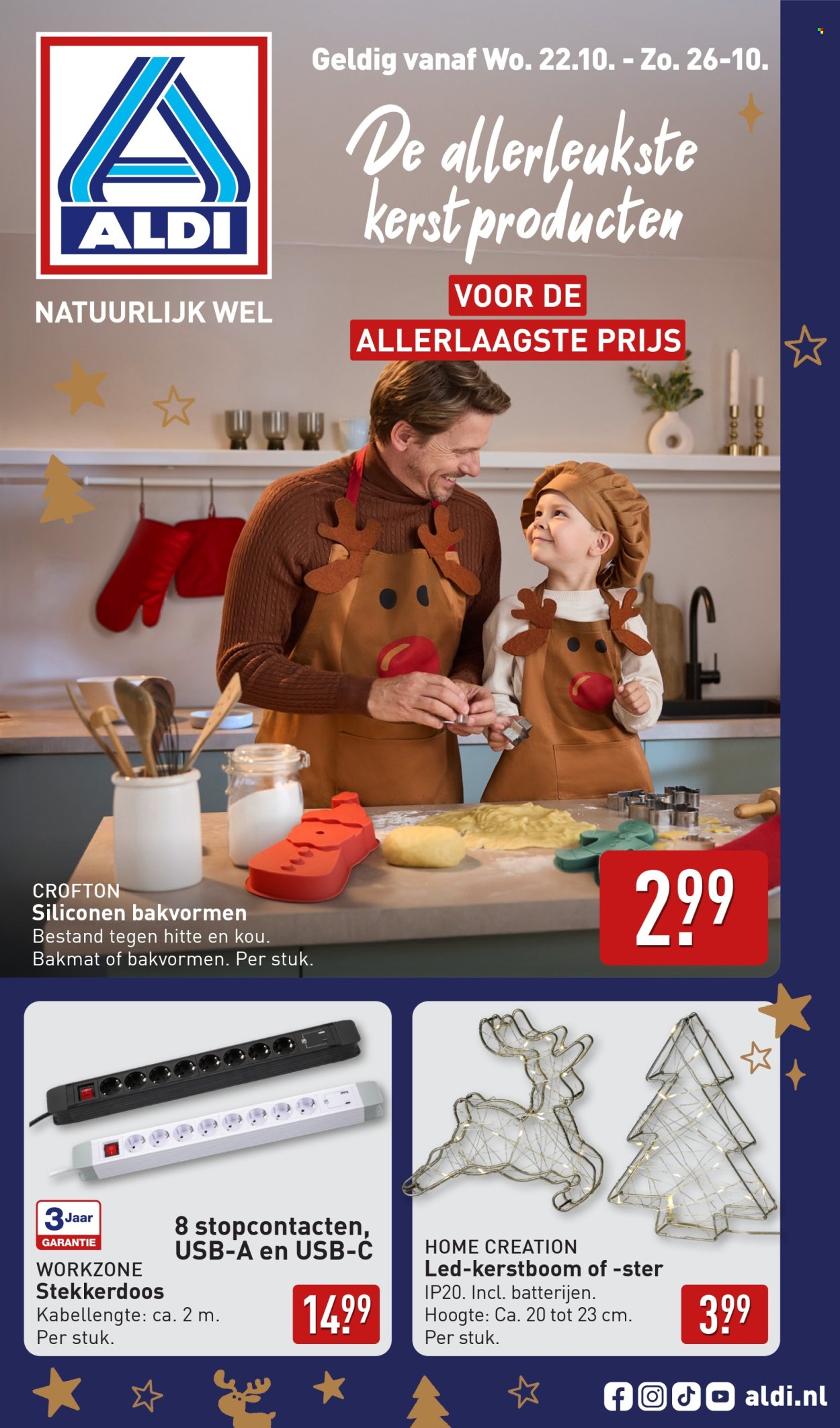 Aldi-aanbieding - 22-10-2025 - 26-10-2025. Pagina 1