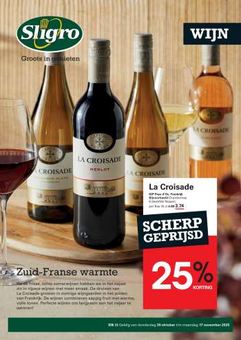 Sligro-aanbieding - 30-10-2025 - 17-11-2025.
