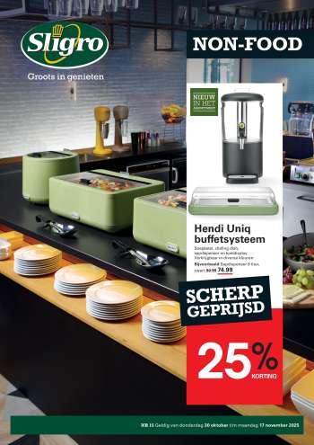 Sligro-aanbieding - 30-10-2025 - 17-11-2025.