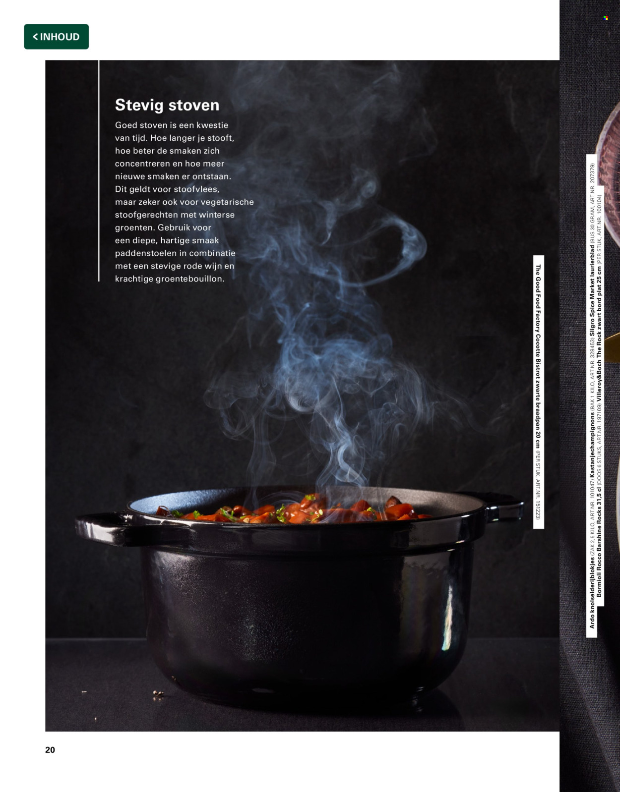 Sligro-aanbieding. Pagina 20