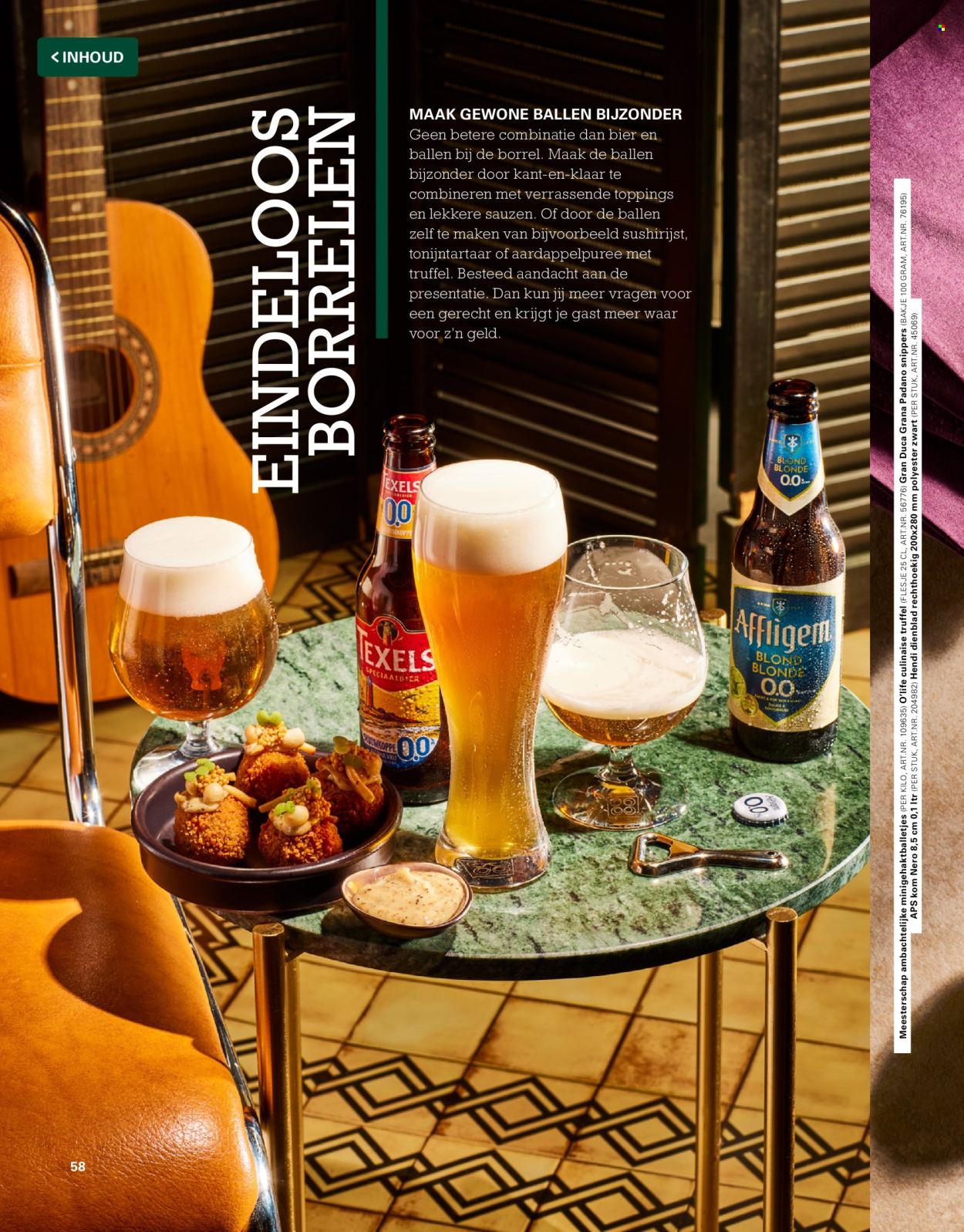 Sligro-aanbieding. Pagina 58
