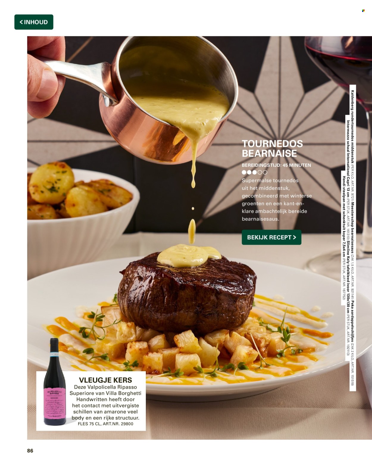 Sligro-aanbieding. Pagina 86