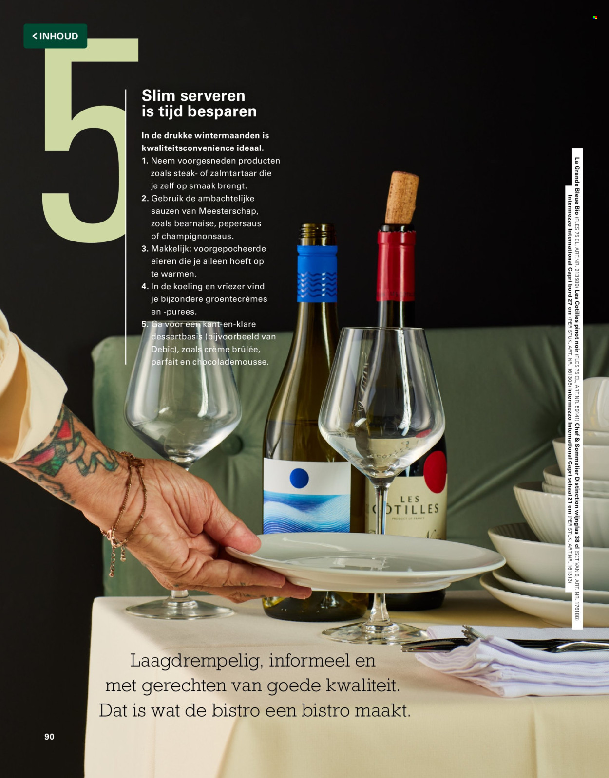 Sligro-aanbieding. Pagina 90