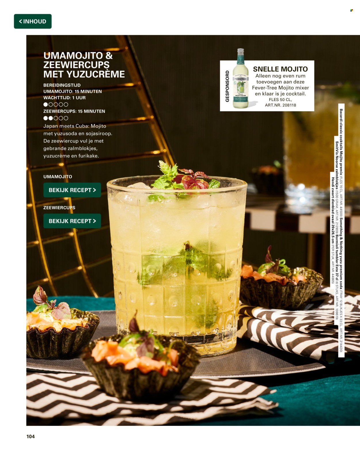 Sligro-aanbieding. Pagina 104