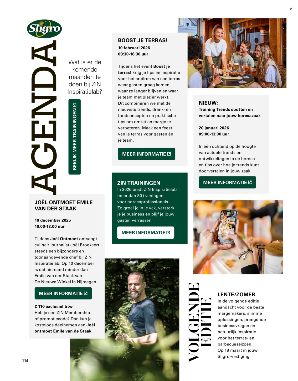 Sligro-aanbieding. Pagina 114
