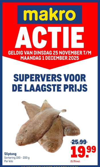 Makro-aanbieding - 25-11-2025 - 1-12-2025.