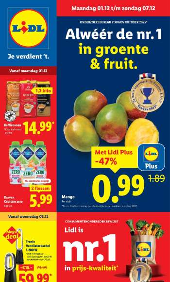 Lidl-aanbieding - 1-12-2025 - 7-12-2025.