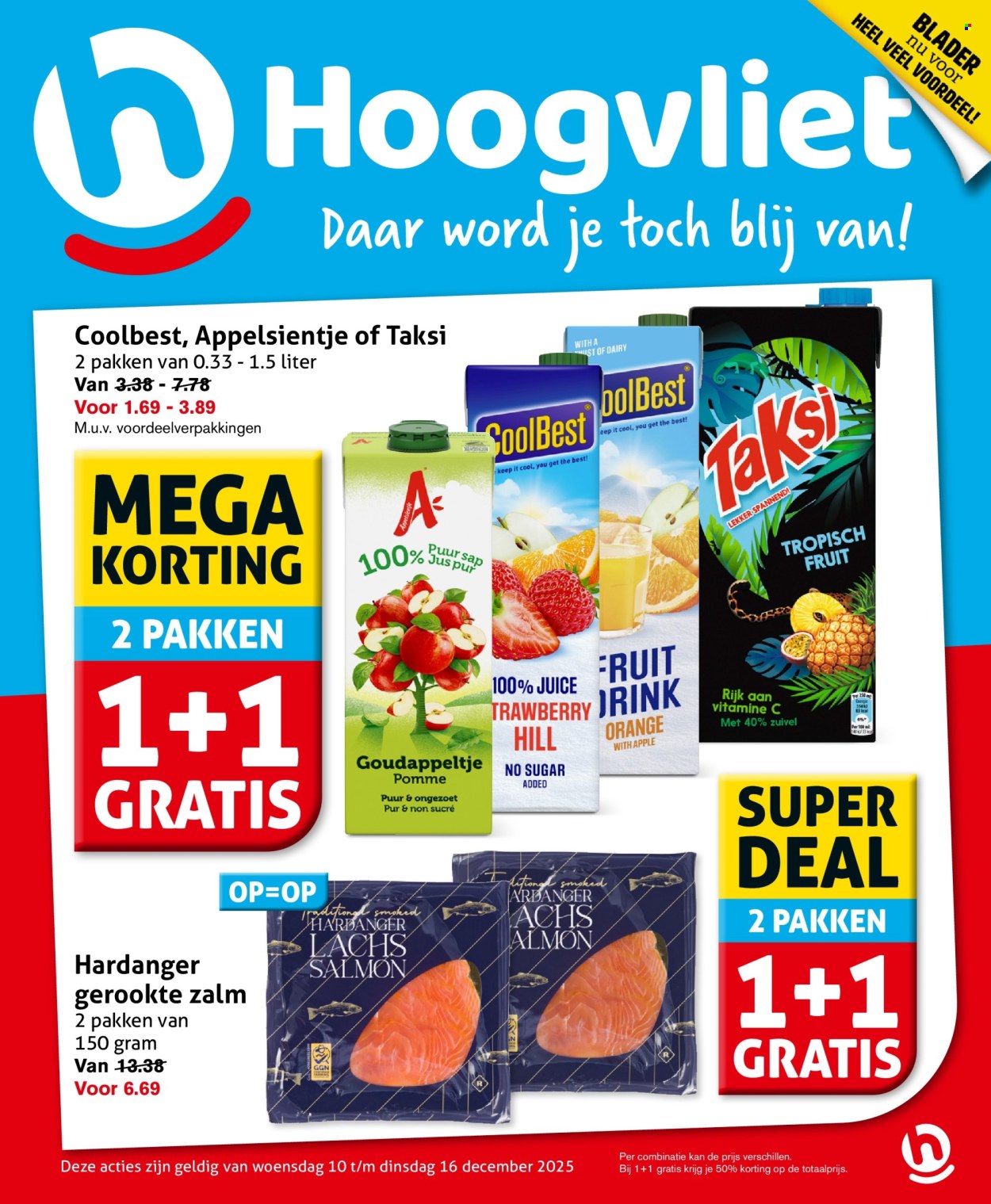 Hoogvliet-aanbieding - 10-12-2025 - 16-12-2025. Pagina 1