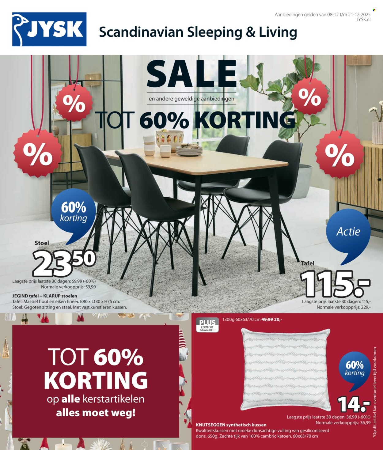 JYSK-aanbieding - 8-12-2025 - 21-12-2025. Pagina 1