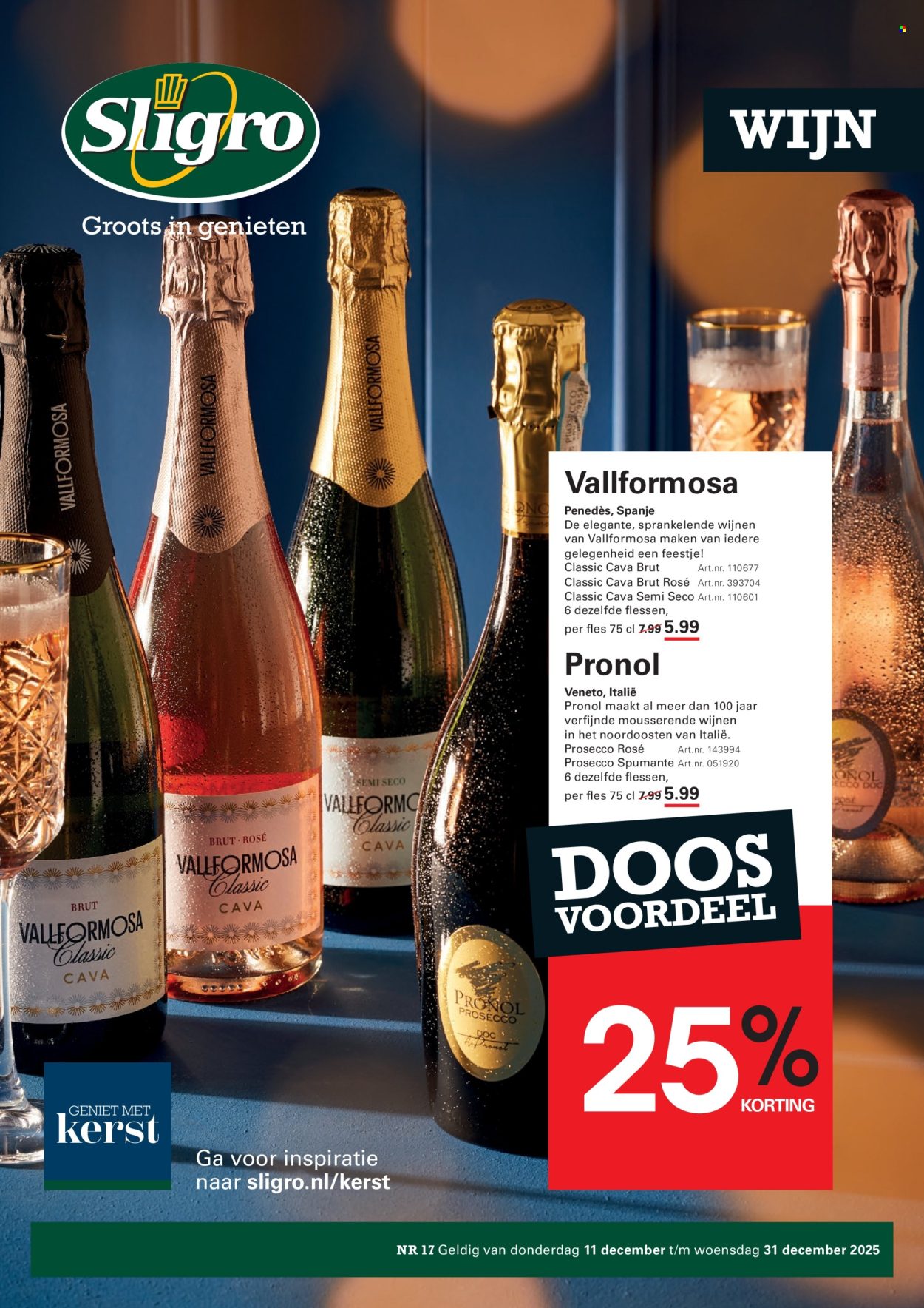 Sligro-aanbieding - 11-12-2025 - 31-12-2025. Pagina 1