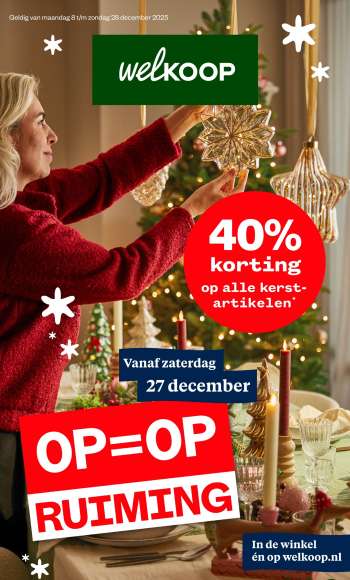 Welkoop-aanbieding - 8-12-2025 - 28-12-2025.