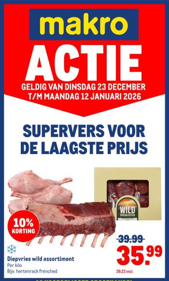 Makro-aanbieding - 23-12-2025 - 12-1-2026.
