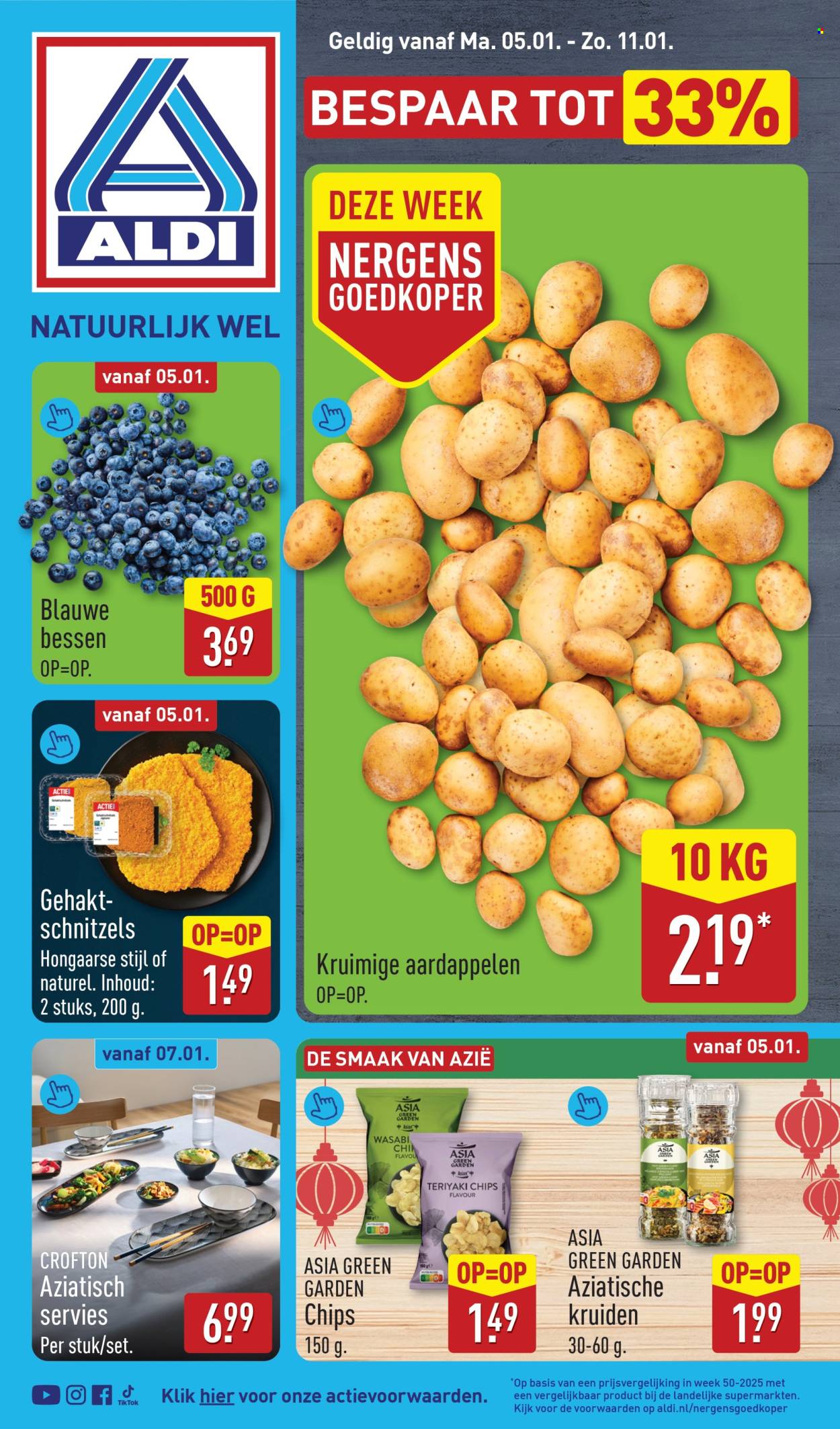 Aldi-aanbieding - 5-1-2026 - 11-1-2026. Pagina 1