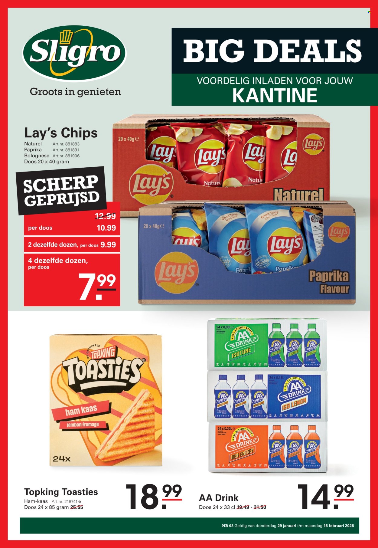 Sligro-aanbieding - 29-1-2026 - 16-2-2026. Pagina 81