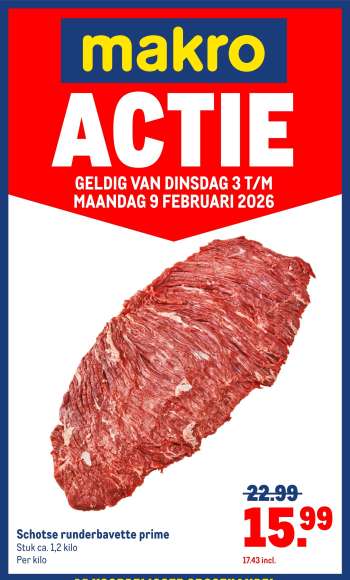 Makro-aanbieding - 3-2-2026 - 9-2-2026.