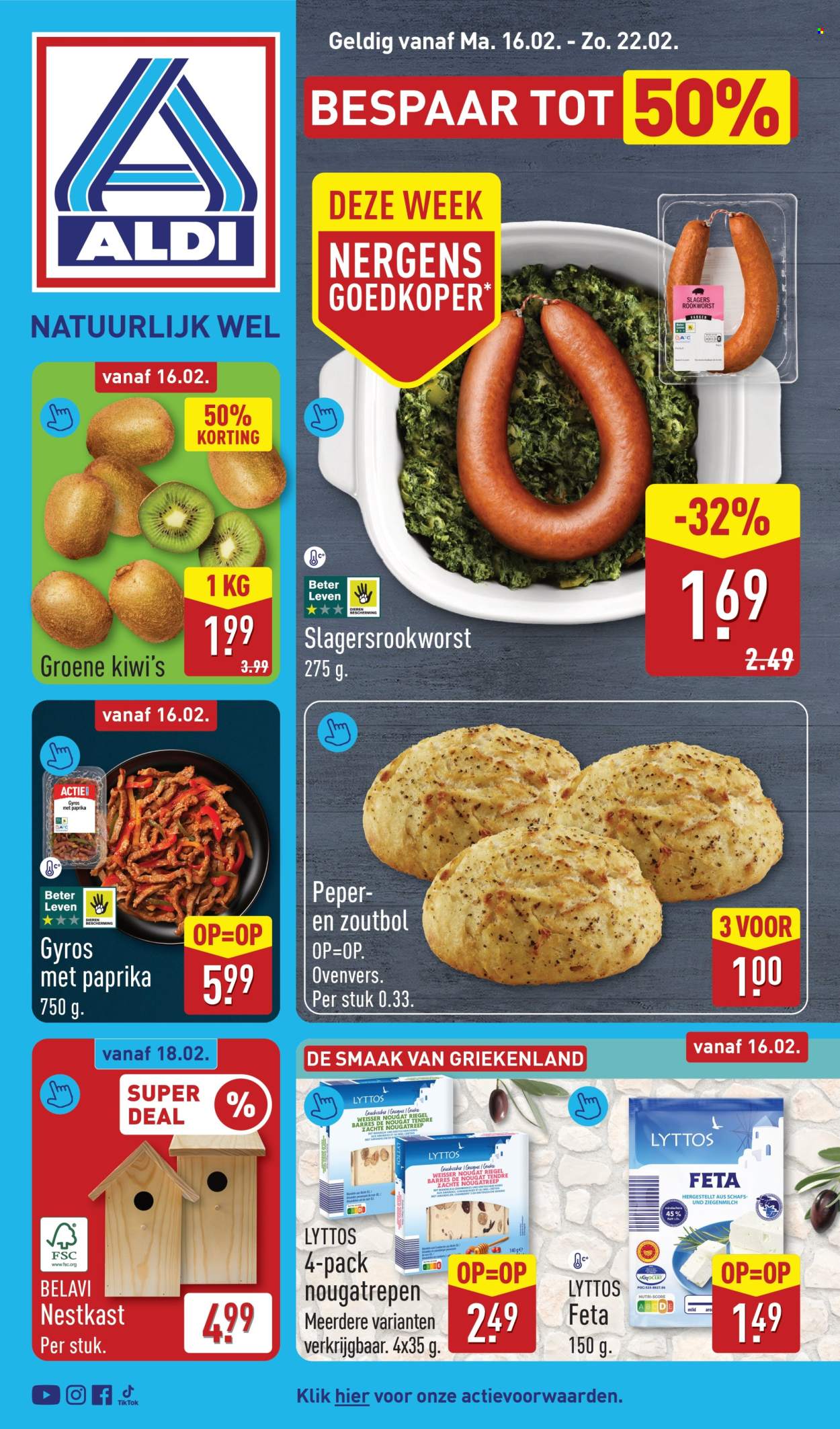 Aldi-aanbieding - 16-2-2026 - 22-2-2026. Pagina 1