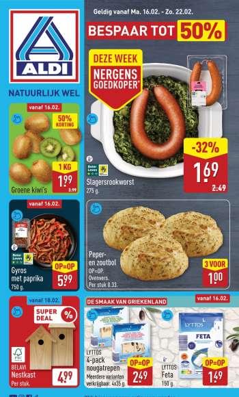 Aldi-aanbieding - 16-2-2026 - 22-2-2026.