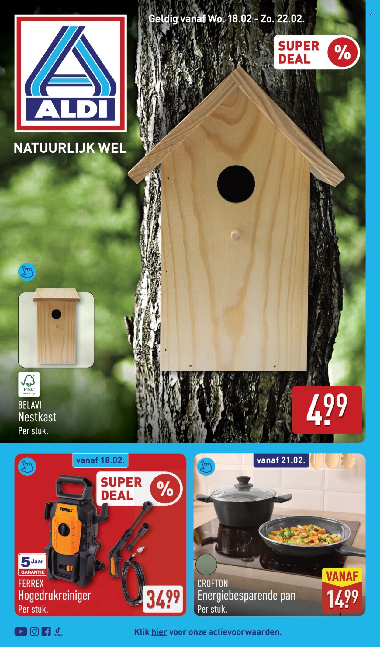 Aldi-aanbieding - 18-2-2026 - 22-2-2026. Pagina 1
