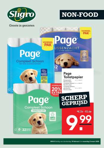 Sligro-aanbieding - 19-2-2026 - 9-3-2026.