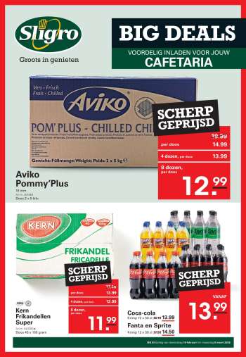 Sligro-aanbieding - 19-2-2026 - 9-3-2026.