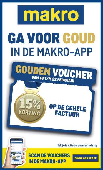 Makro-aanbieding - 18-2-2026 - 22-2-2026.