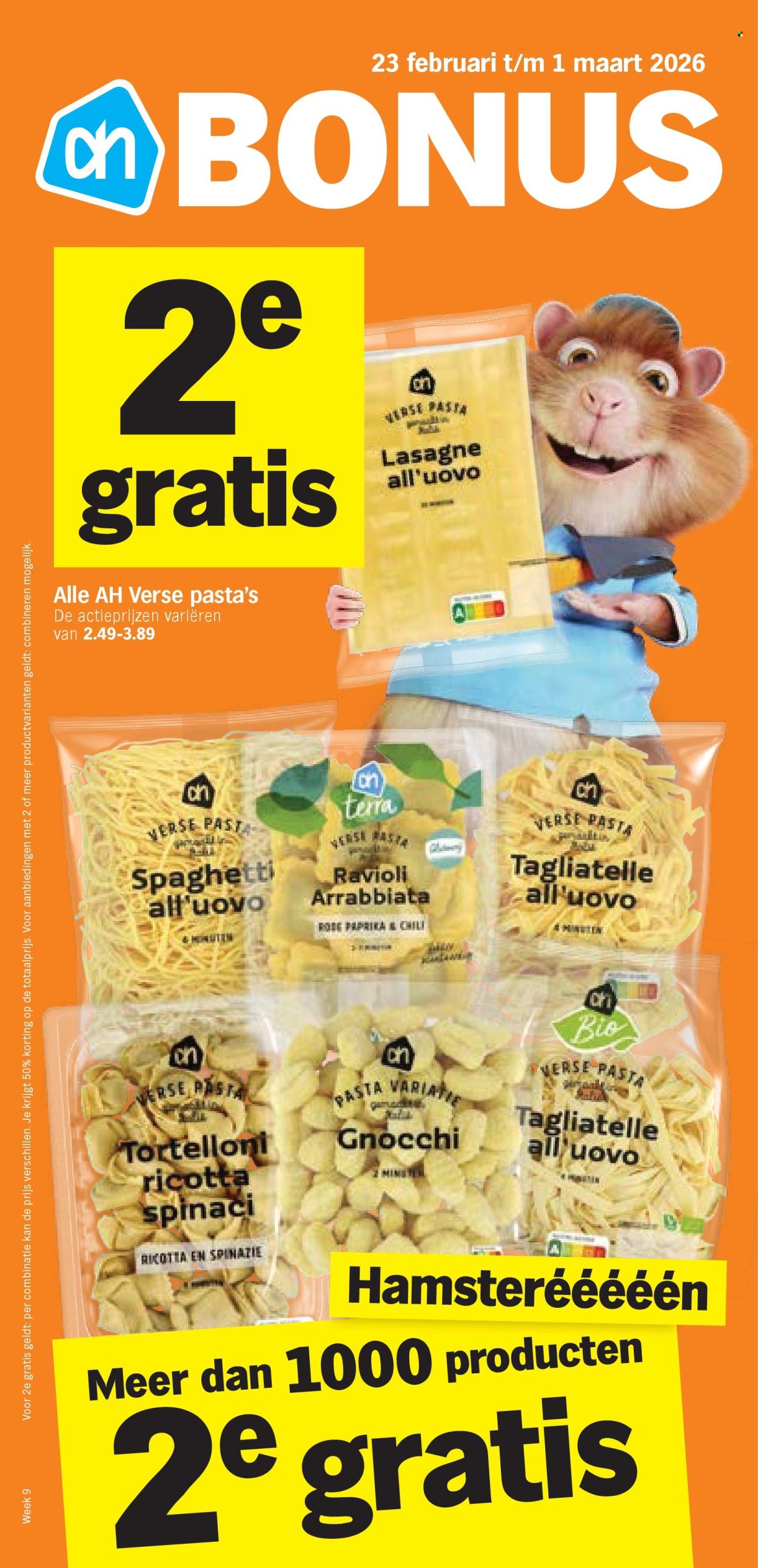 Albert Heijn-aanbieding - 23-2-2026 - 1-3-2026. Pagina 1