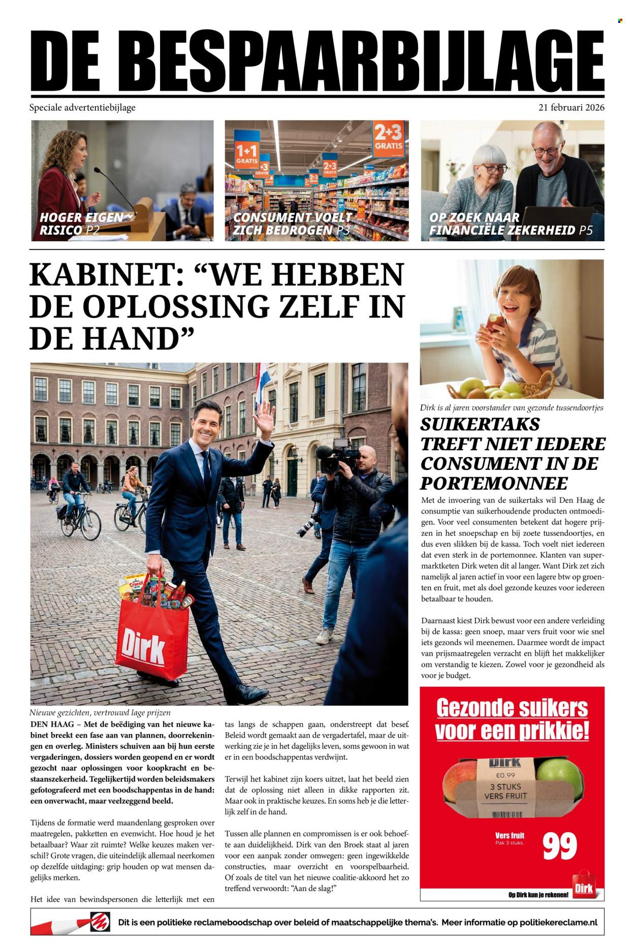 Dirk-aanbieding. Pagina 1