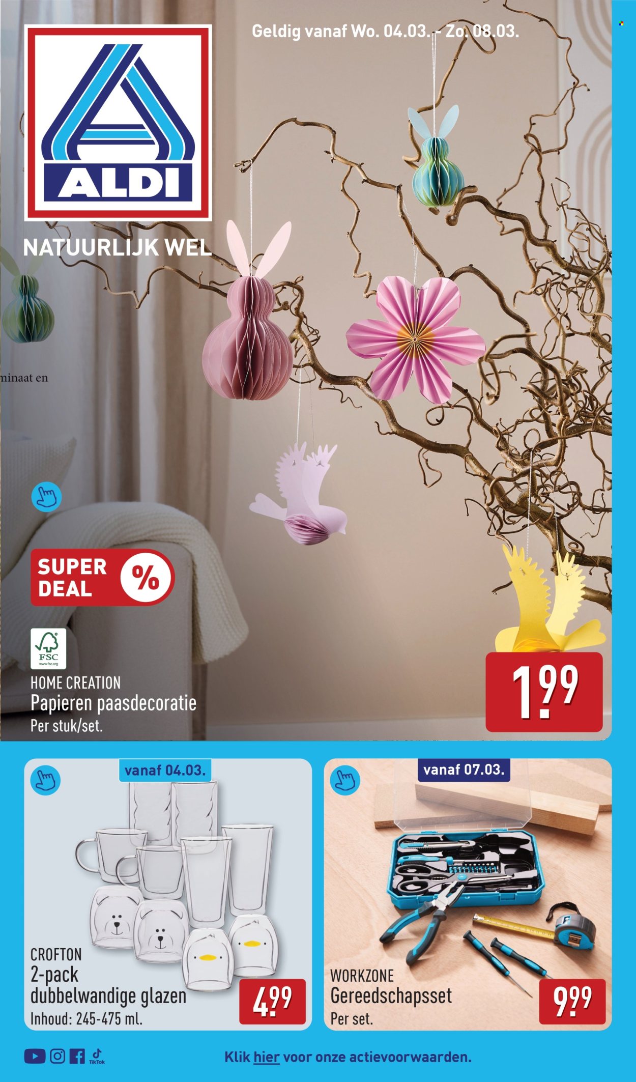 Aldi-aanbieding - 4-3-2026 - 8-3-2026. Pagina 1