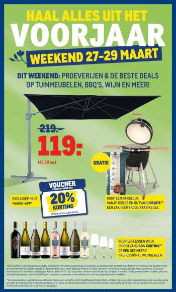 Makro-aanbieding - 27-3-2026 - 29-3-2026.