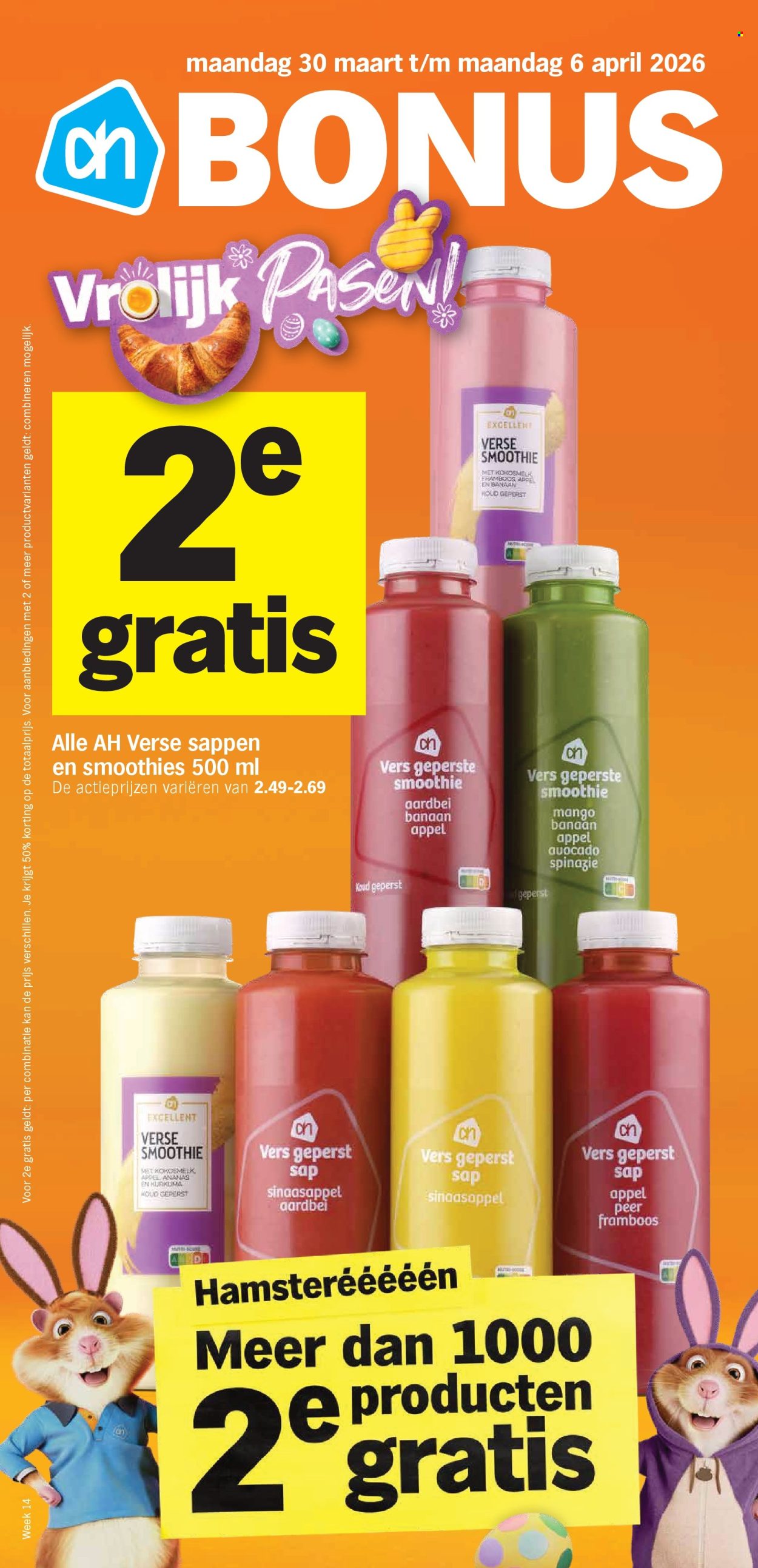 Albert Heijn-aanbieding - 30-3-2026 - 6-4-2026. Pagina 1