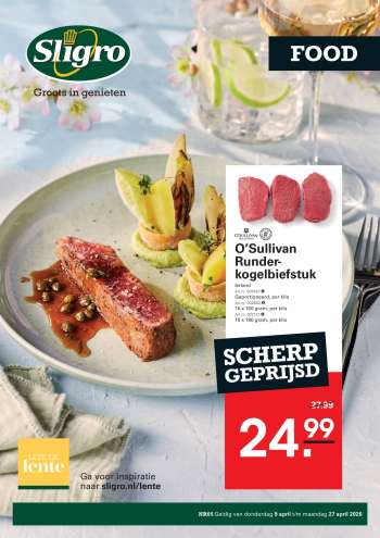 Sligro-aanbieding - 9-4-2026 - 27-4-2026.