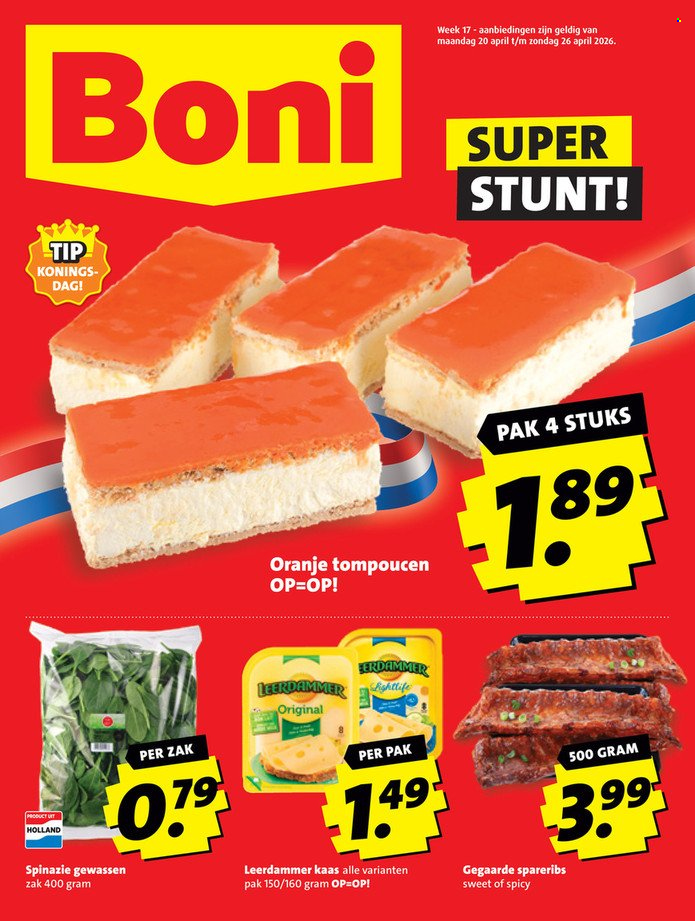 Boni-aanbieding - 20-4-2026 - 26-4-2026. Pagina 1