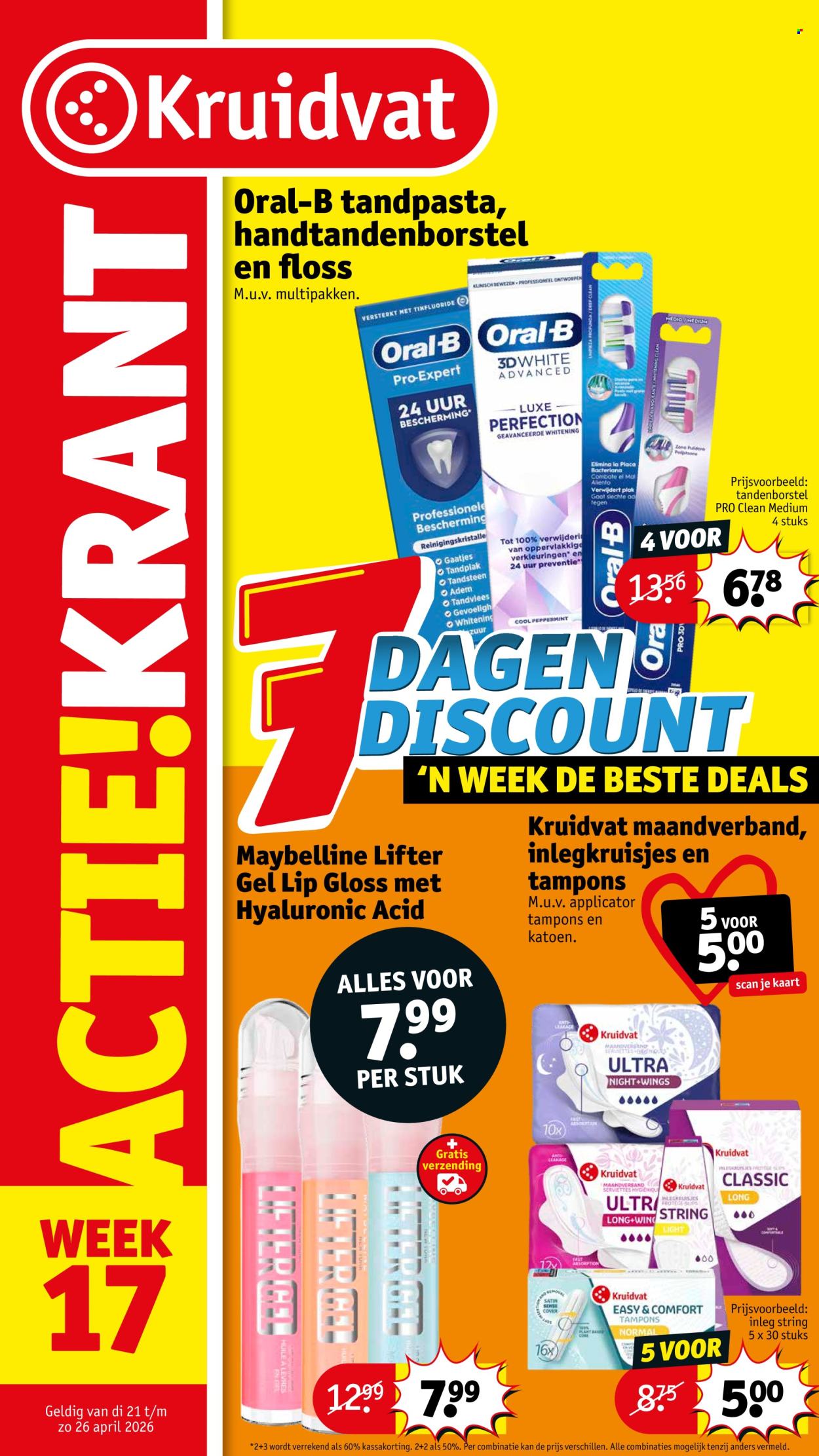 Kruidvat-aanbieding - 21-4-2026 - 26-4-2026. Pagina 1