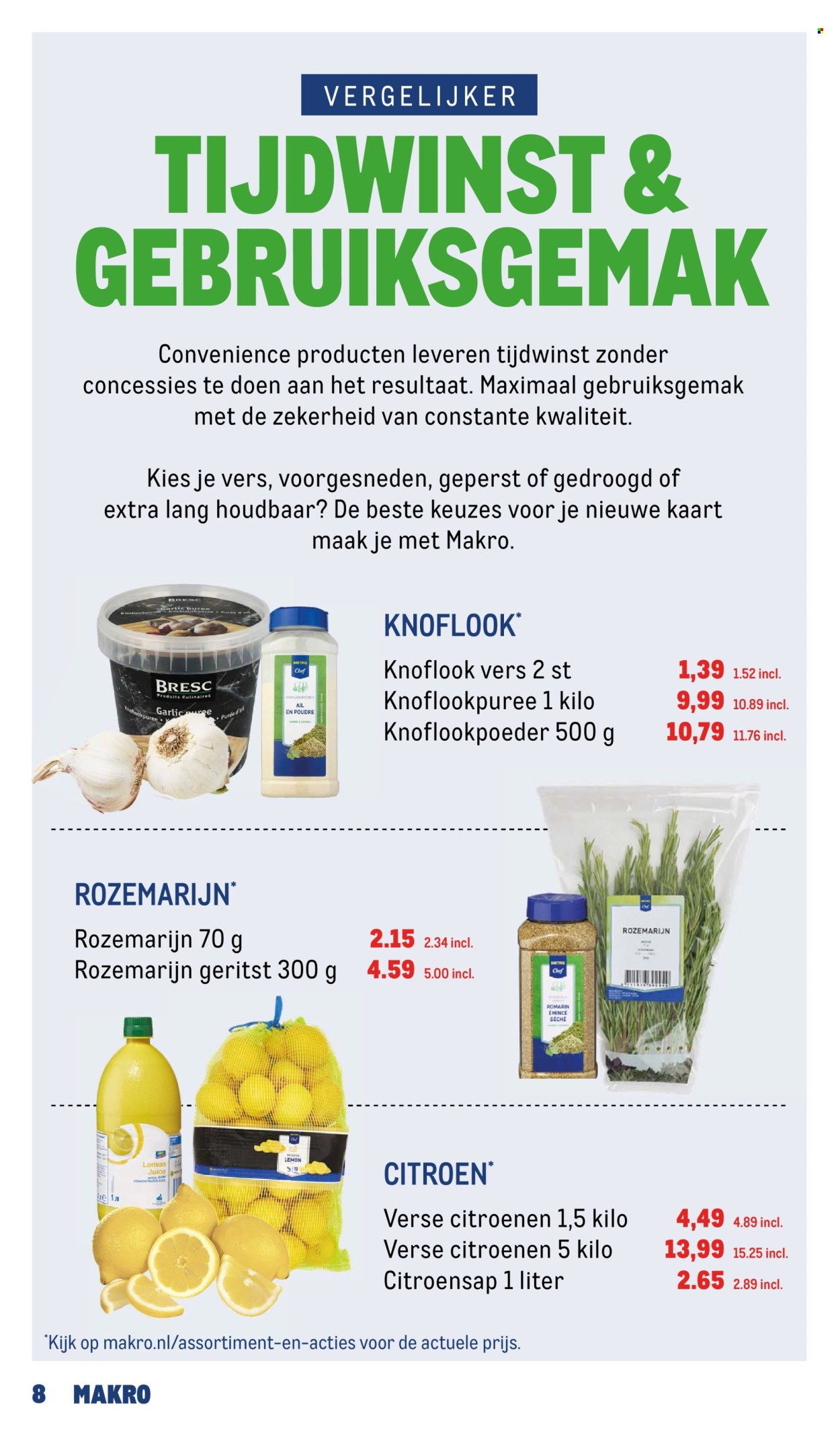 Makro-aanbieding. Pagina 8