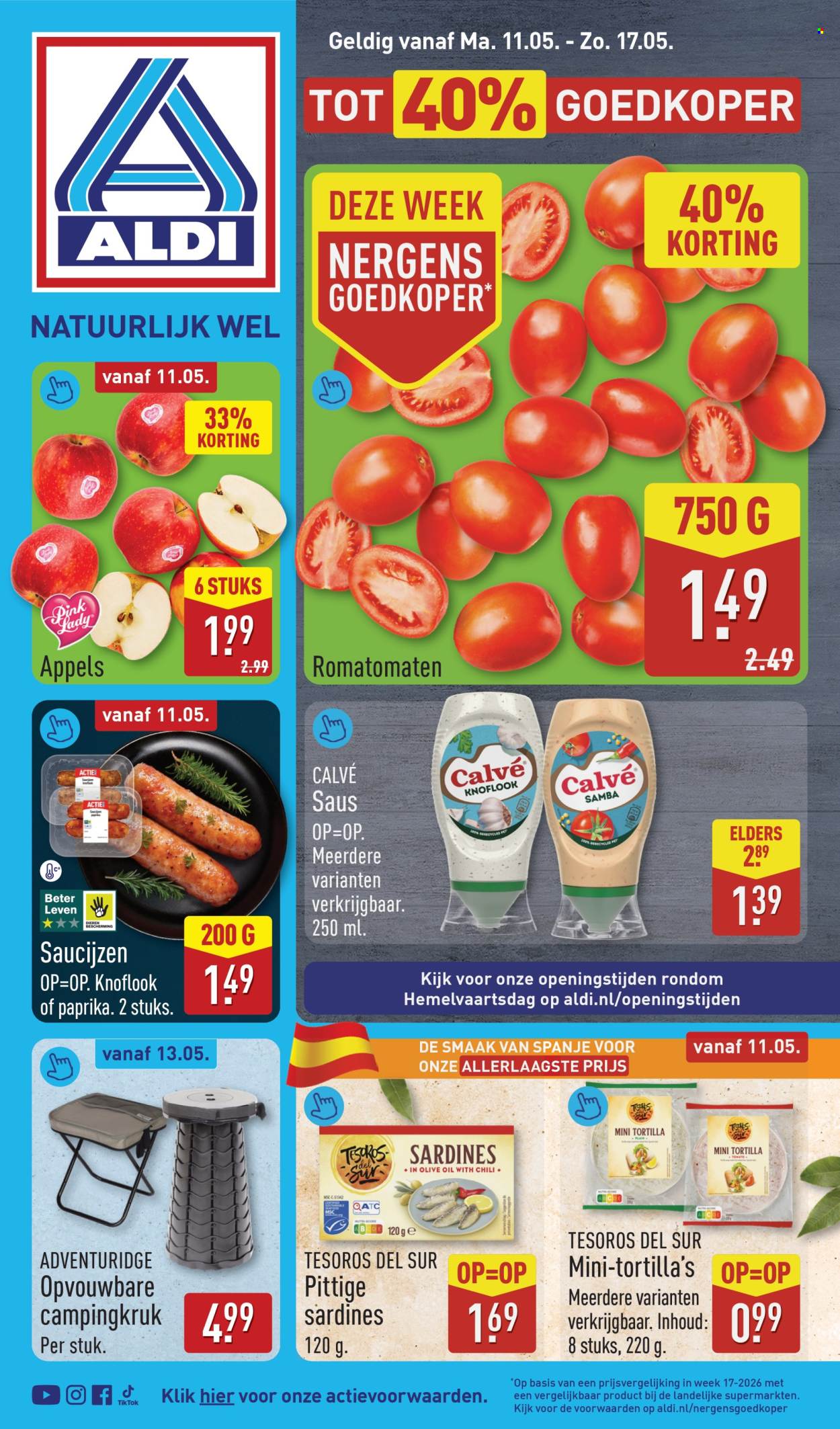 Aldi-aanbieding - 11-5-2026 - 17-5-2026. Pagina 1