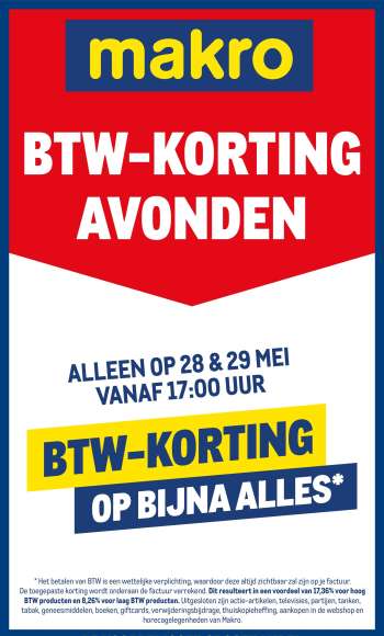 Makro-aanbieding - 28-5-2026 - 29-5-2026.