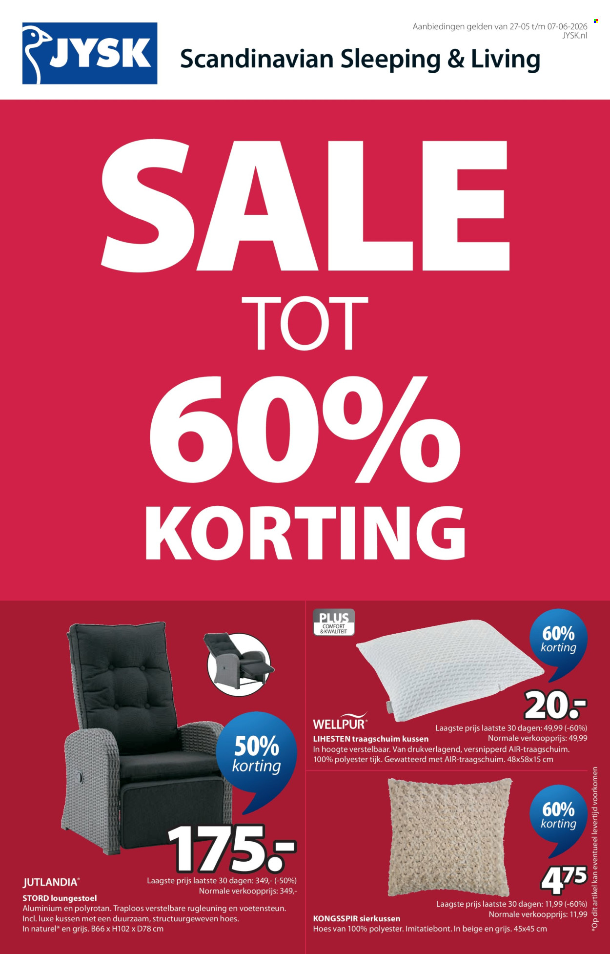 JYSK-aanbieding - 27-5-2026 - 7-6-2026. Pagina 1