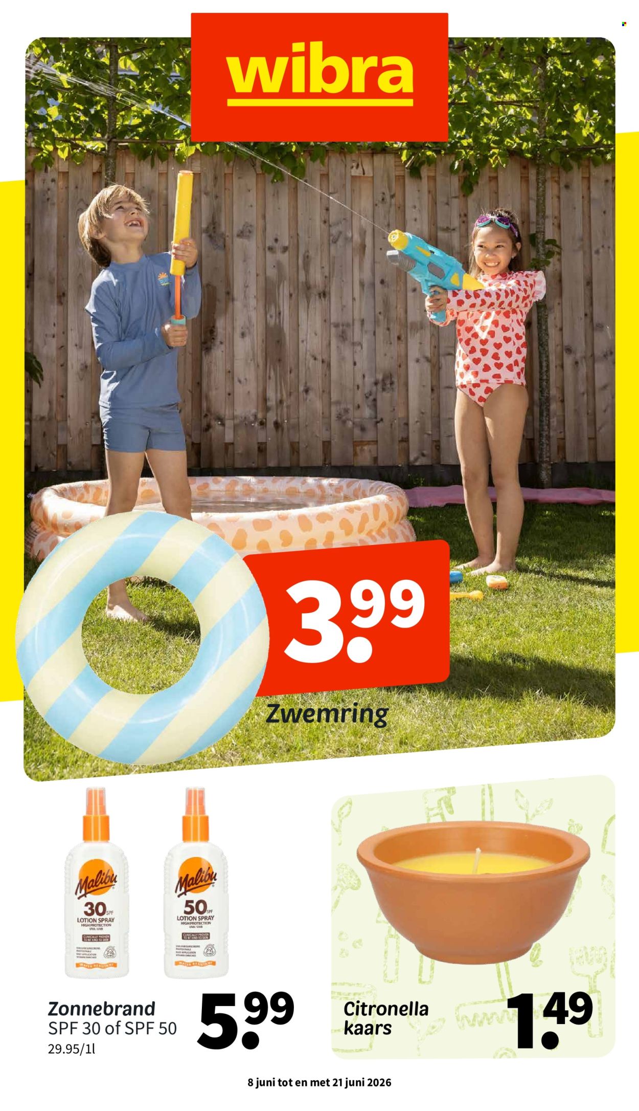 Wibra-aanbieding - 8-6-2026 - 21-6-2026. Pagina 1