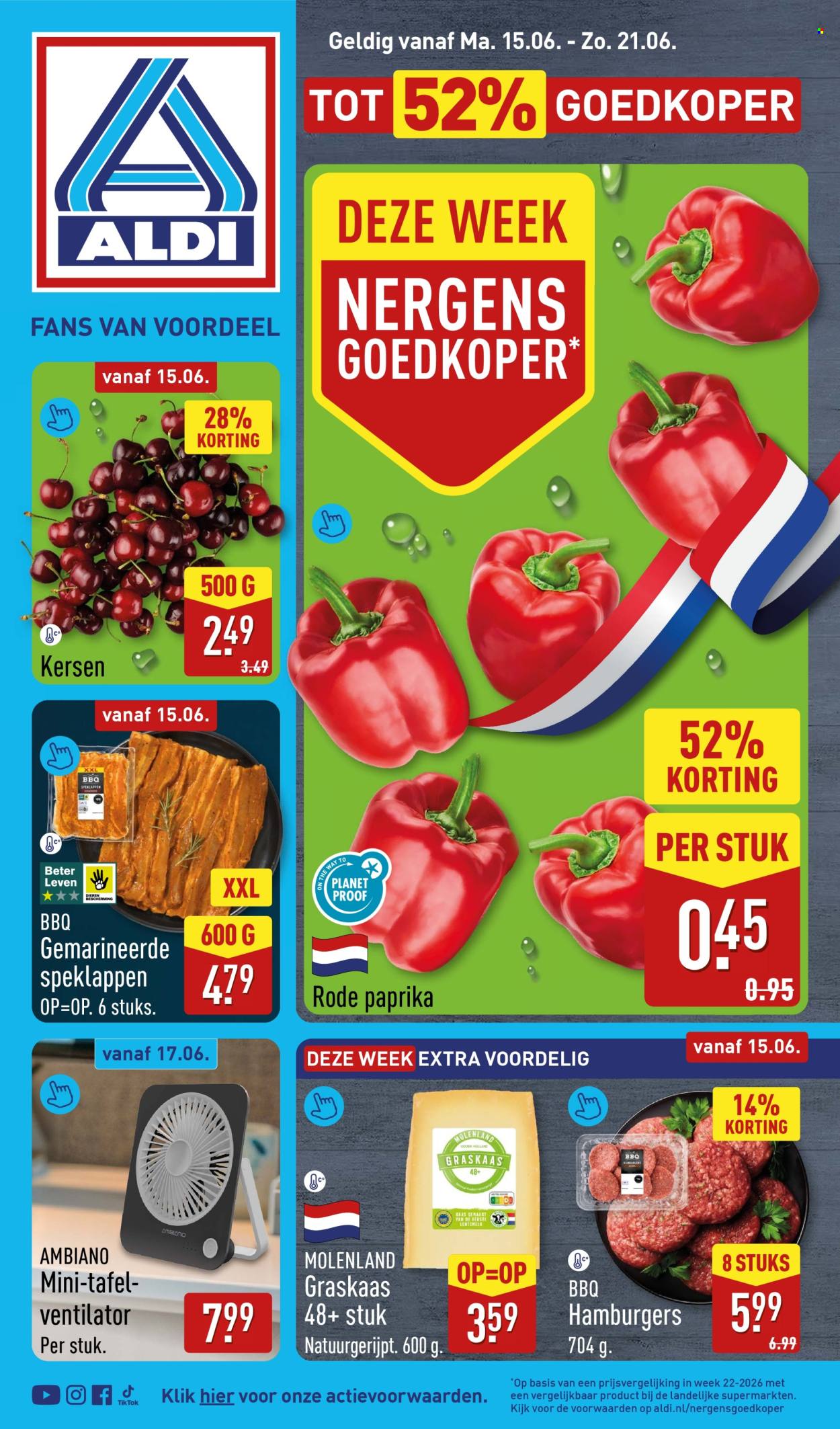 Aldi-aanbieding - 15-6-2026 - 21-6-2026. Pagina 1
