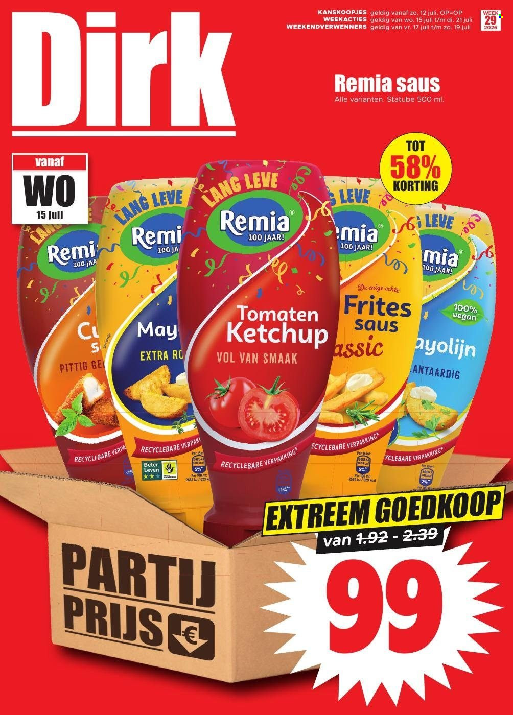 Dirk-aanbieding - 15-7-2026 - 21-7-2026. Pagina 1