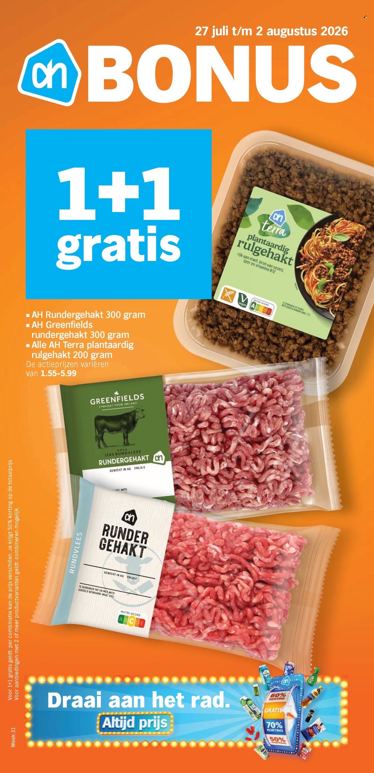 Albert Heijn-aanbieding - 27-7-2026 - 2-8-2026. Pagina 1