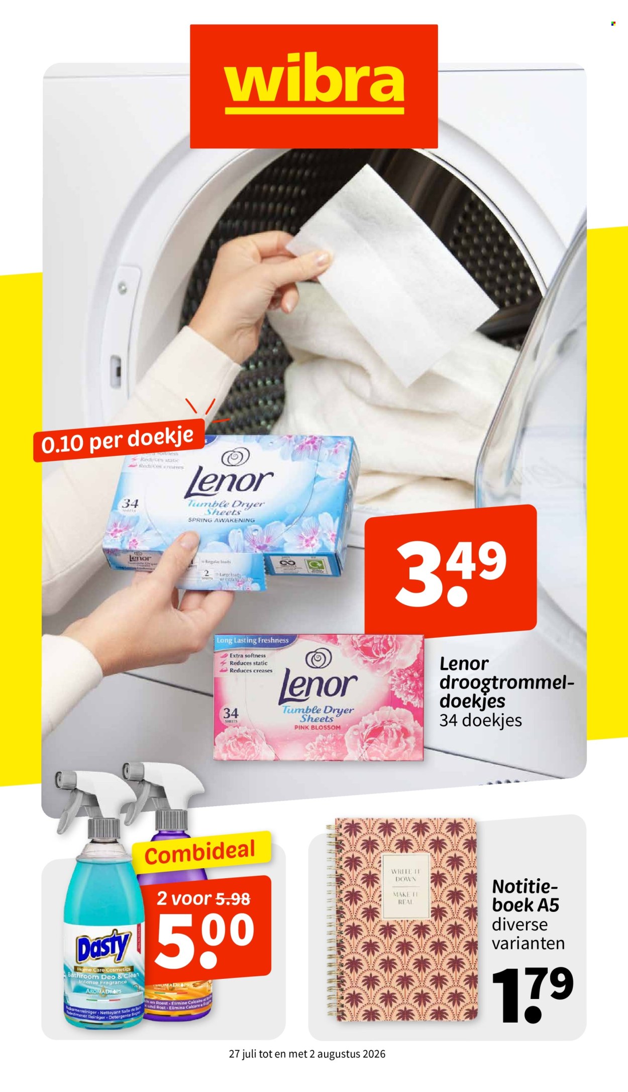 Wibra-aanbieding - 27-7-2026 - 2-8-2026. Pagina 1
