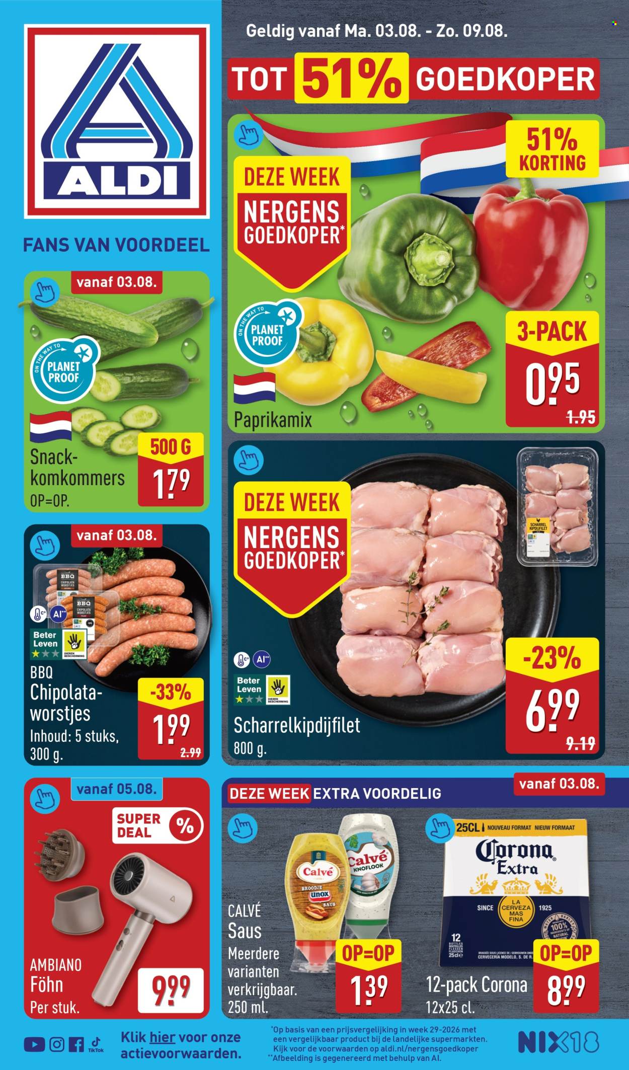 Aldi-aanbieding - 3-8-2026 - 9-8-2026. Pagina 1