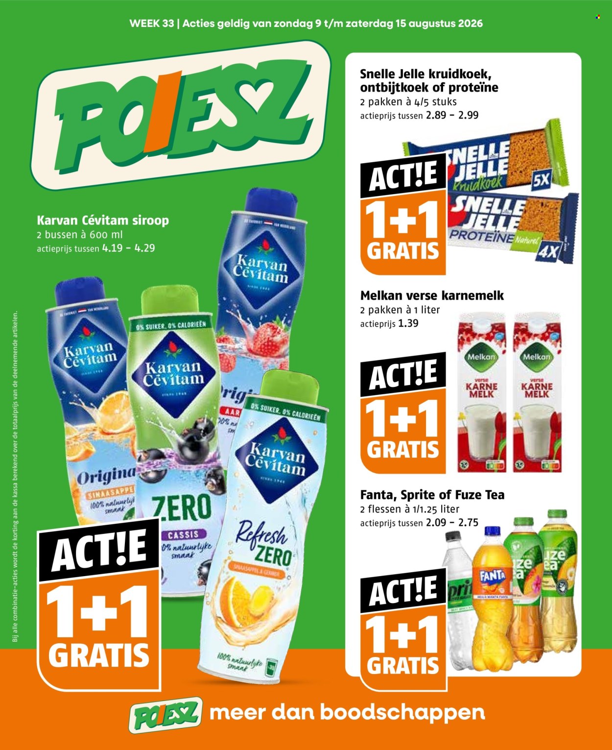 Poiesz-aanbieding - 9-8-2026 - 15-8-2026. Pagina 1