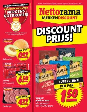 Nettorama-aanbieding - 10-8-2026 - 16-8-2026.