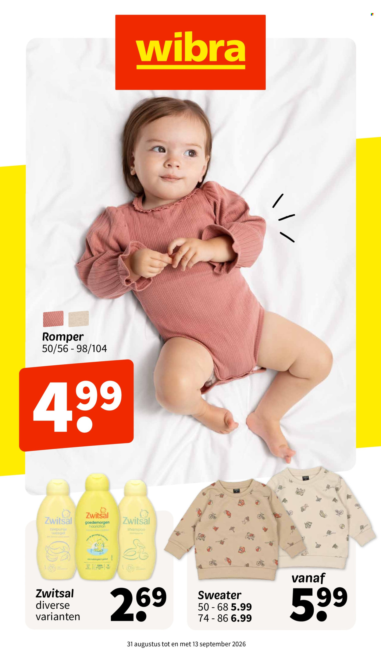 Wibra-aanbieding - 31-8-2026 - 13-9-2026. Pagina 1