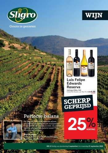 Sligro-aanbieding - 3-9-2026 - 21-9-2026.